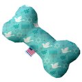 Mirage Pet Products Peace & Hanukkah 10 in. Stuffing Free Bone Dog Toy 1294-SFTYBN10